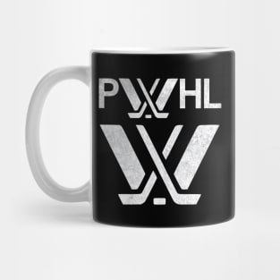 PWHL Distressed white effect Mug